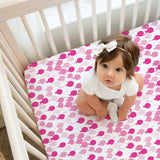 Organic Print Fitted Crib Sheet