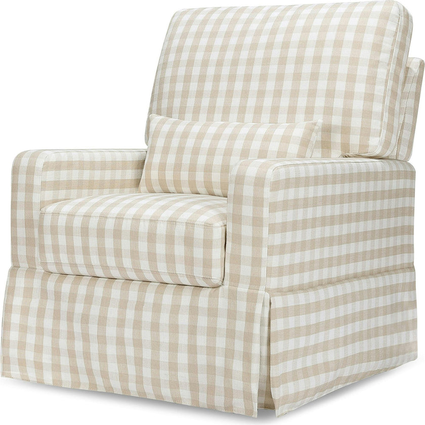 Crawford Pillowback Comfort Swivel Glider