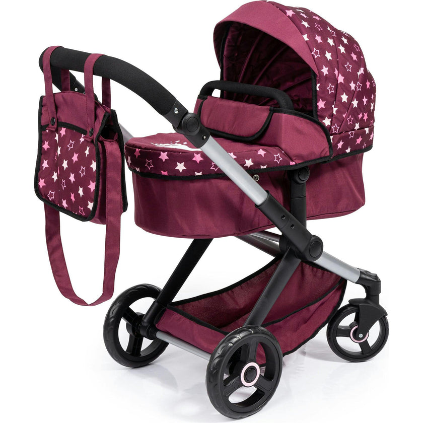 Bayer Design Dolls: Pram Xeo - Burgundy
