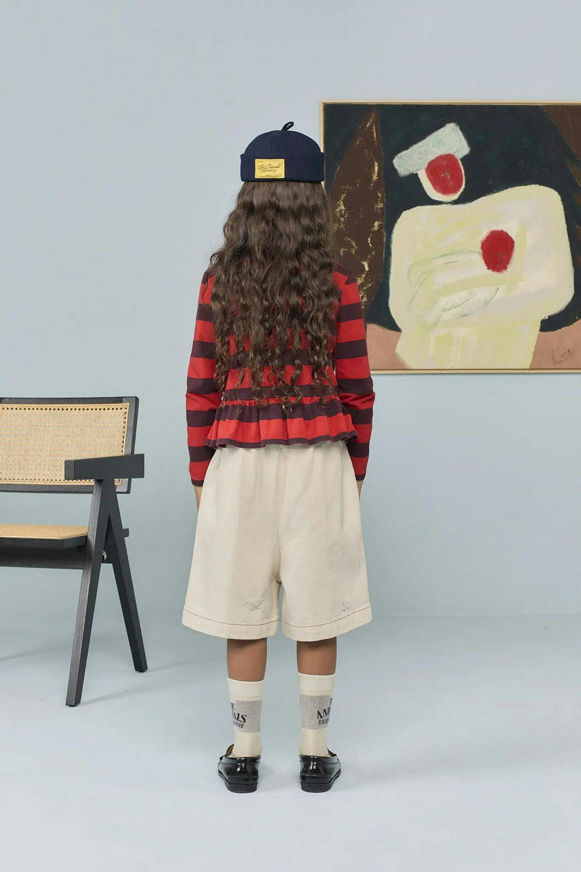 Striped Scamper Long Sleeve T-shirt