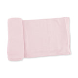 Solid Veiled Pink Rib - Swaddle Blanket