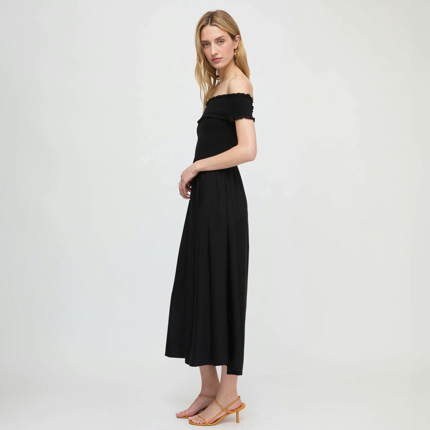 The Marguerite Nap Dress - Black