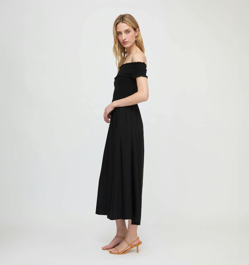 The Marguerite Nap Dress - Black