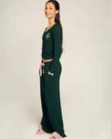 The Forest Button Lounge Top