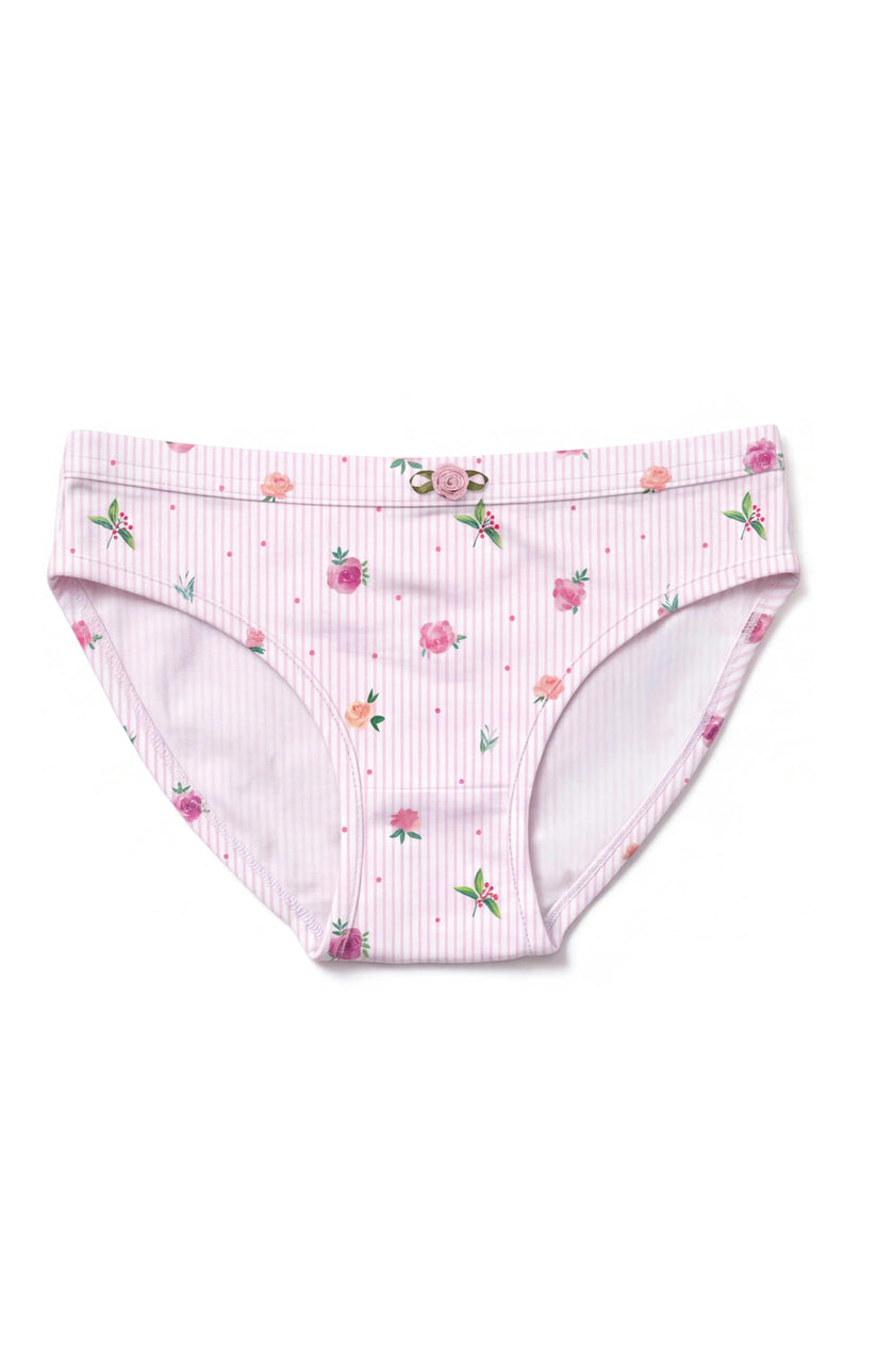 Girls Underwear 3 Piece Set - Pink, Garden Bloom & Blush Print