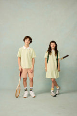 Play Polo Dress in Patch Plaid