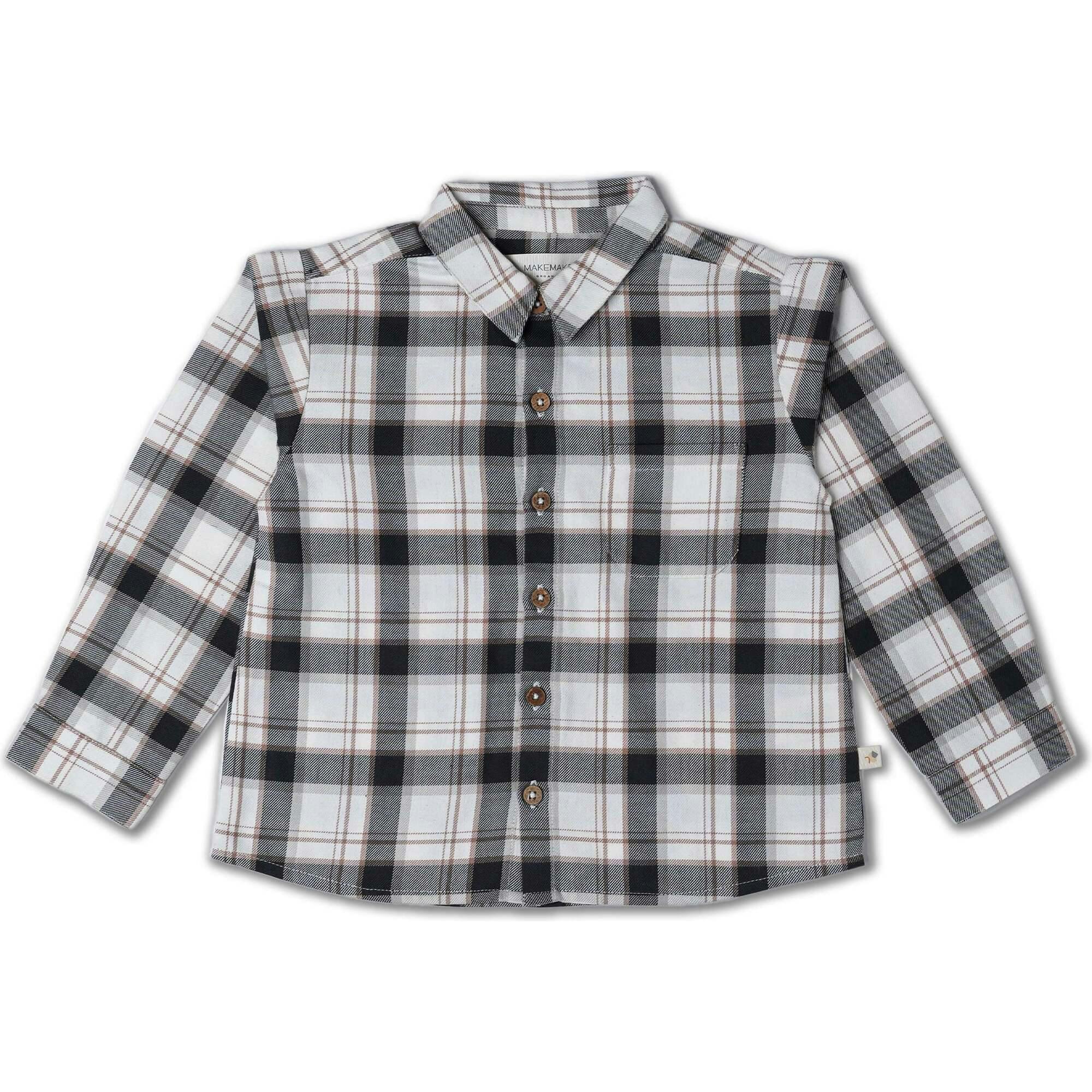 Organic Collared Long Sleeve Shirt