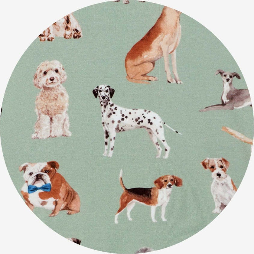 Posh Puppies Footie Zippered One Piece