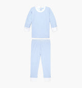 The Tiny Sully PJ Set - Blue/White Stripe