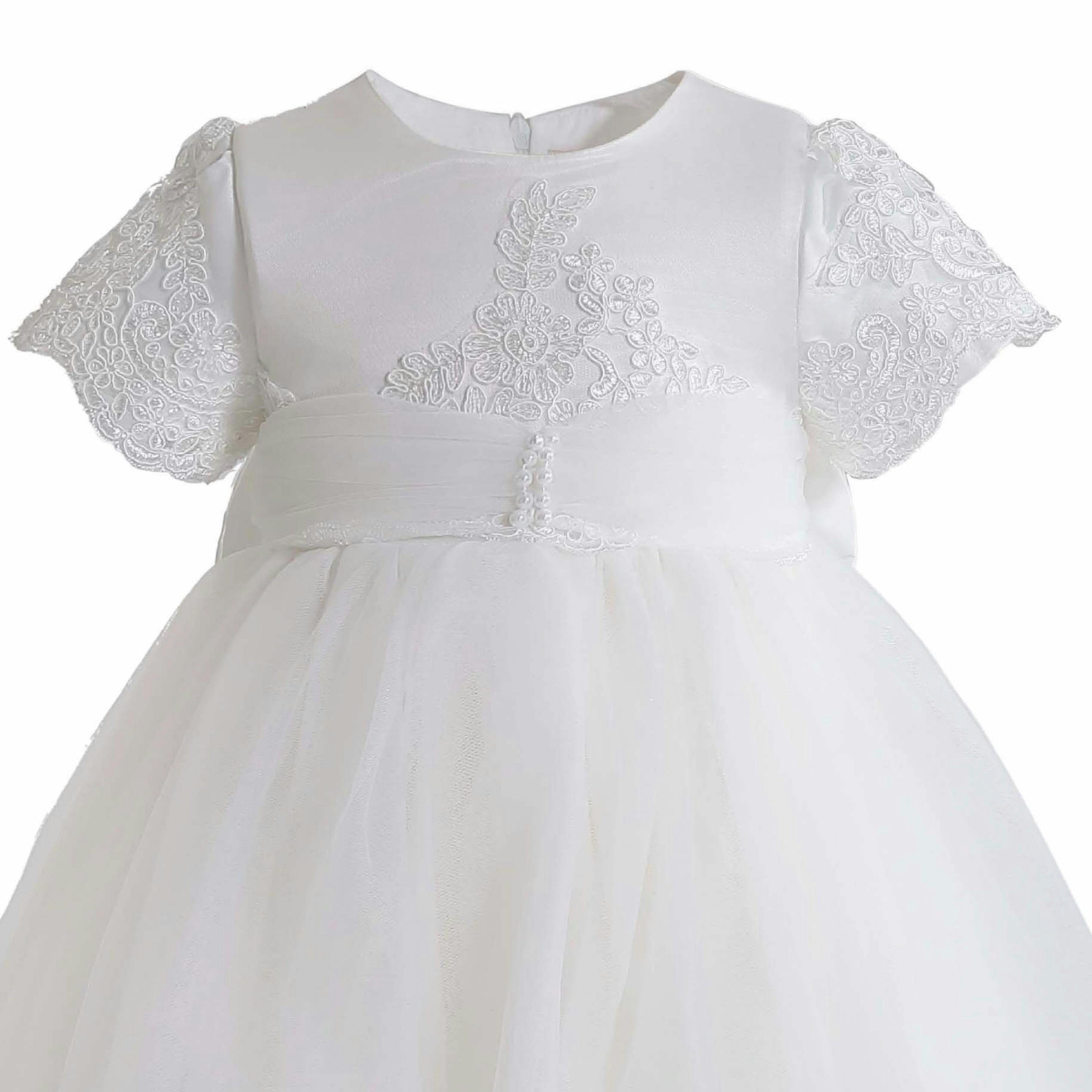 White Paloma Lace Formal Dress
