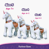 Model U® Unicorn Ride-On Toy Age 7+ – White
