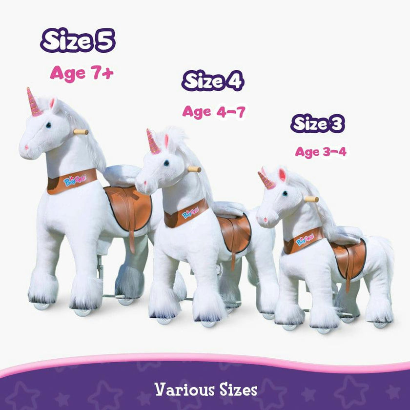 Model U® Unicorn Ride-On Toy Age 7+ – White