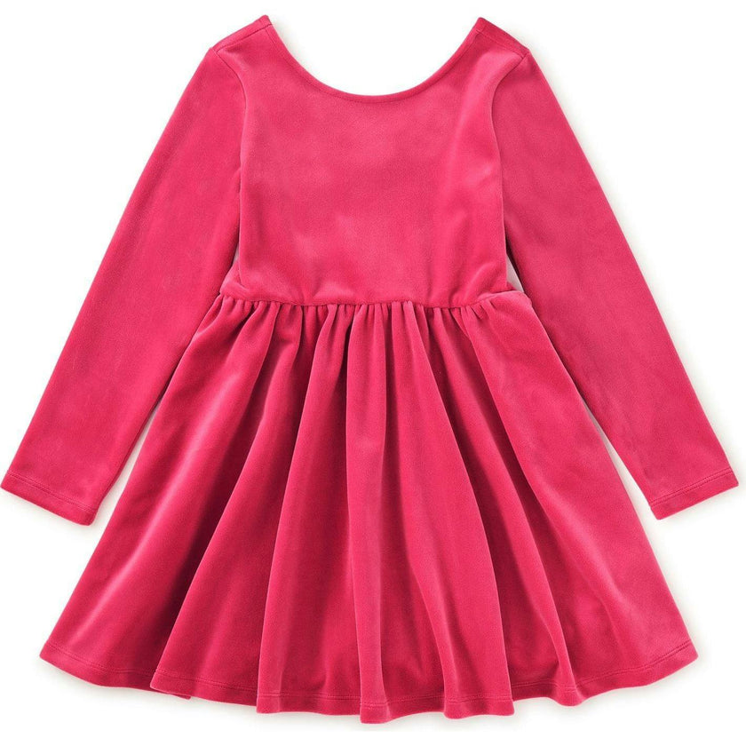 Velour Ballet Dress, Pink