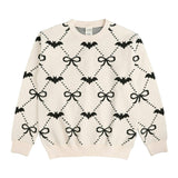 Bat Trellis Halloween Women's Sweater