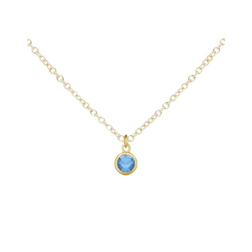 December Birthstone Necklace