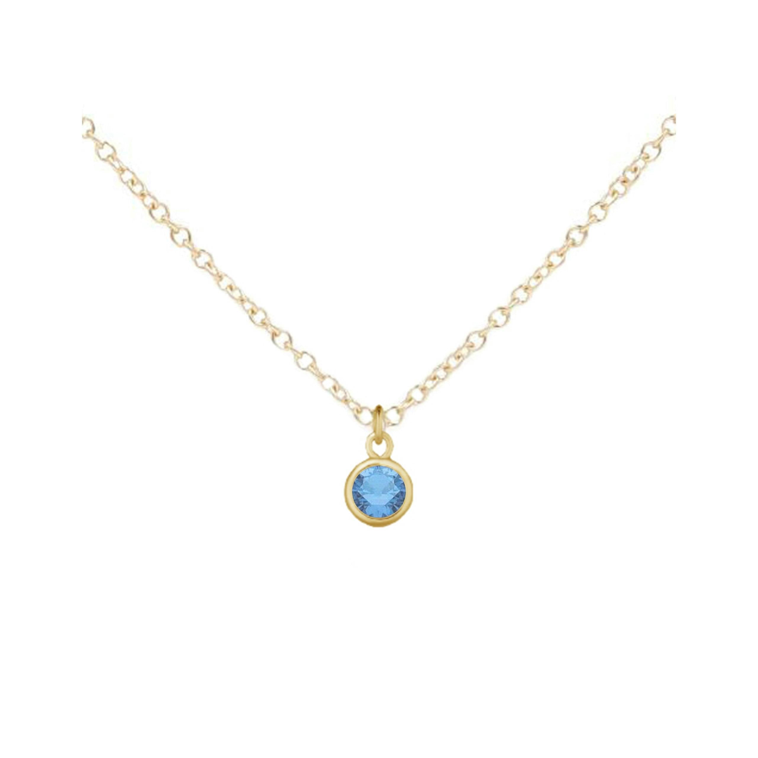 December Birthstone Necklace