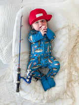 Wishin I Was Fishin' Blue Snoozer