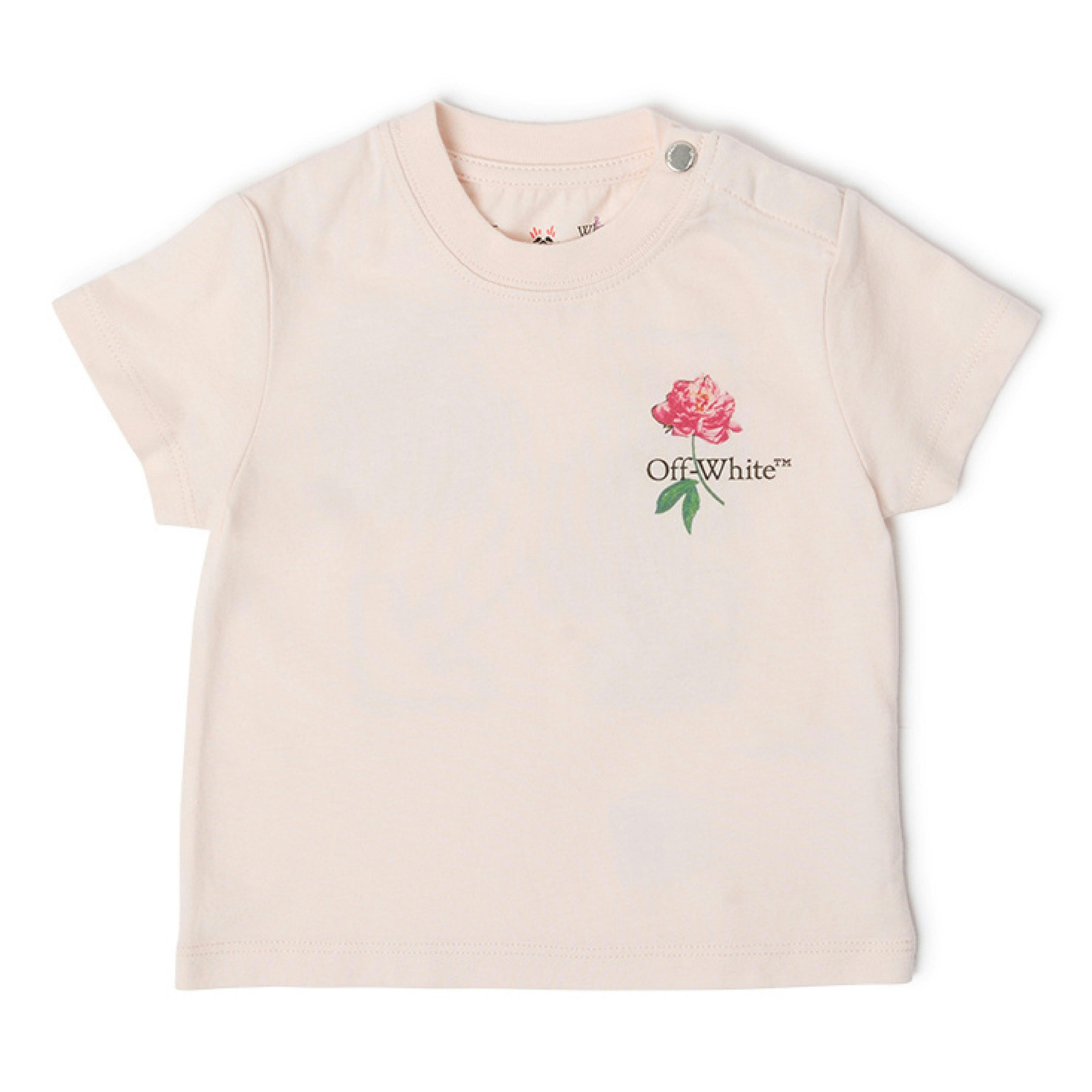 Pink Arrow Flower T‑Shirt