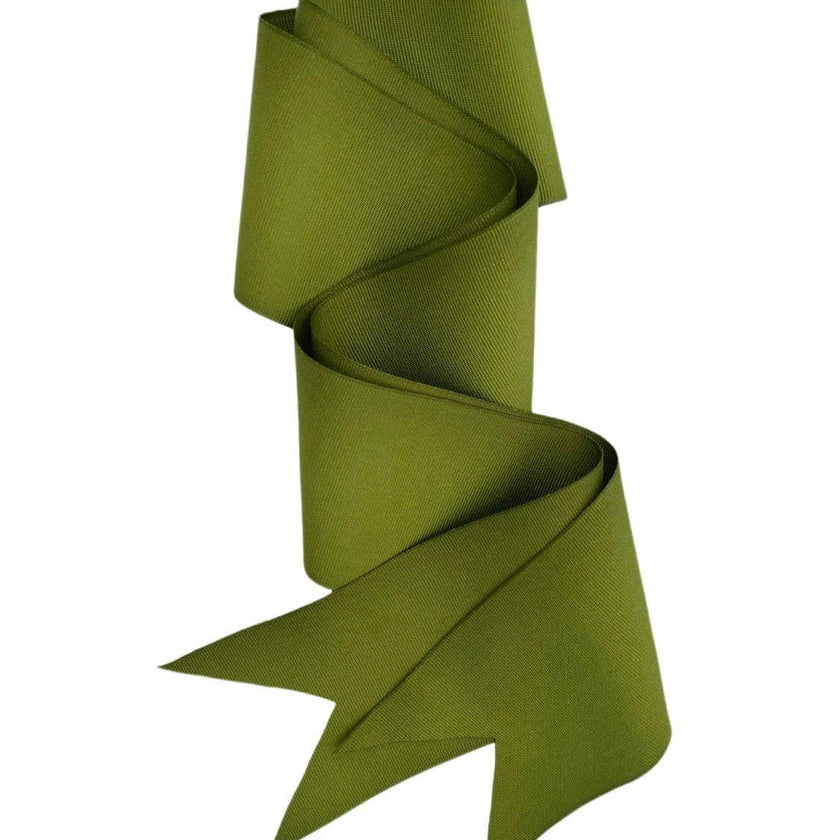 Wildflower Sun Hat (PreOrder Shipping June 15th) - Olive Green Wide & Short Grosgrain Ribbon