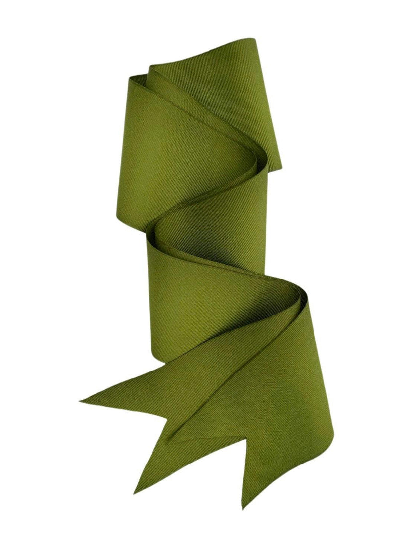 Wildflower Sun Hat (PreOrder Shipping June 15th) - Olive Green Wide & Short Grosgrain Ribbon