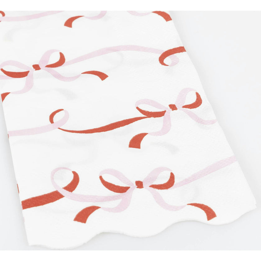 Ribbon Bow Guest Towels