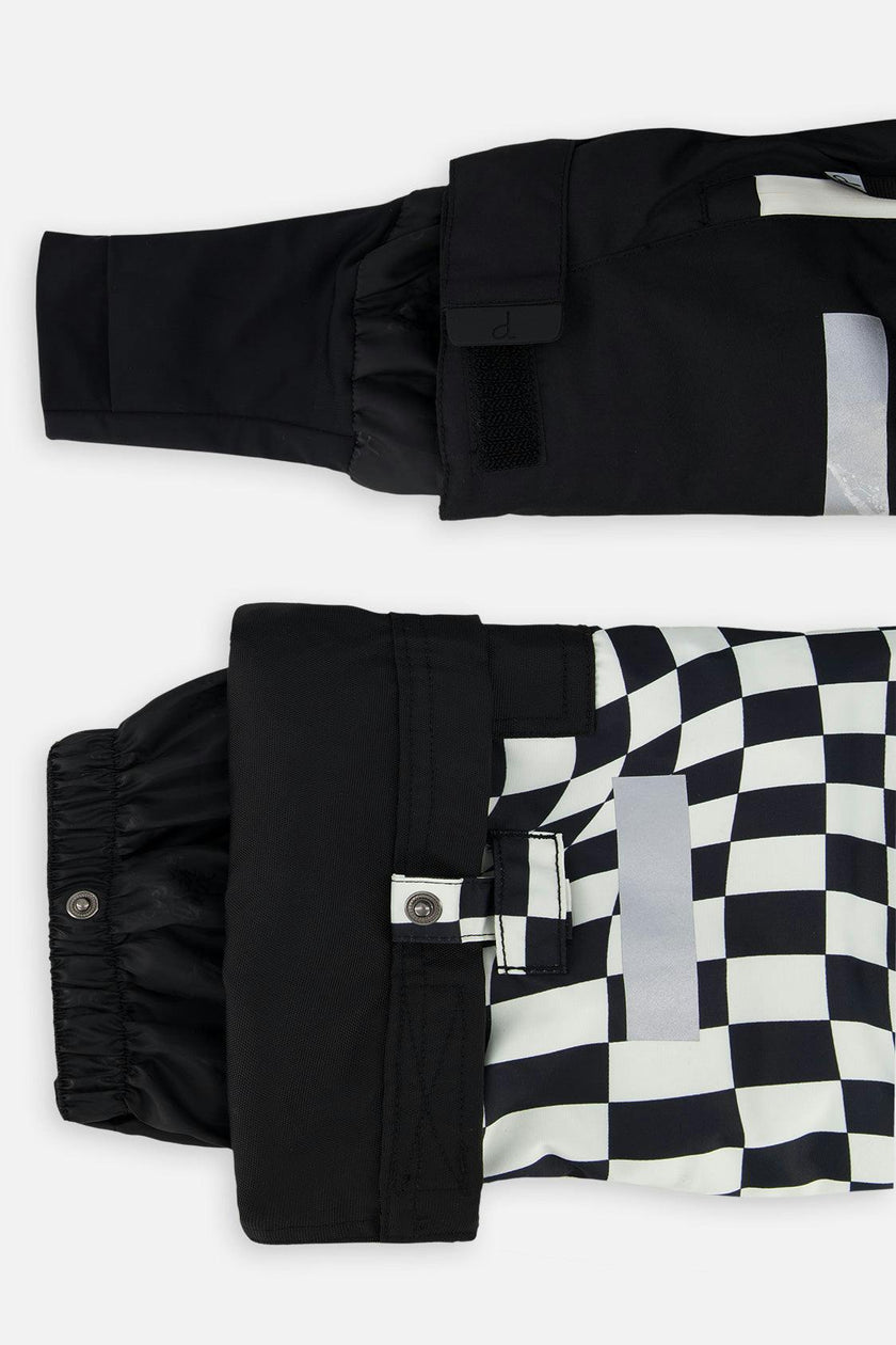 Two Piece Teknik Snowsuit Black And White