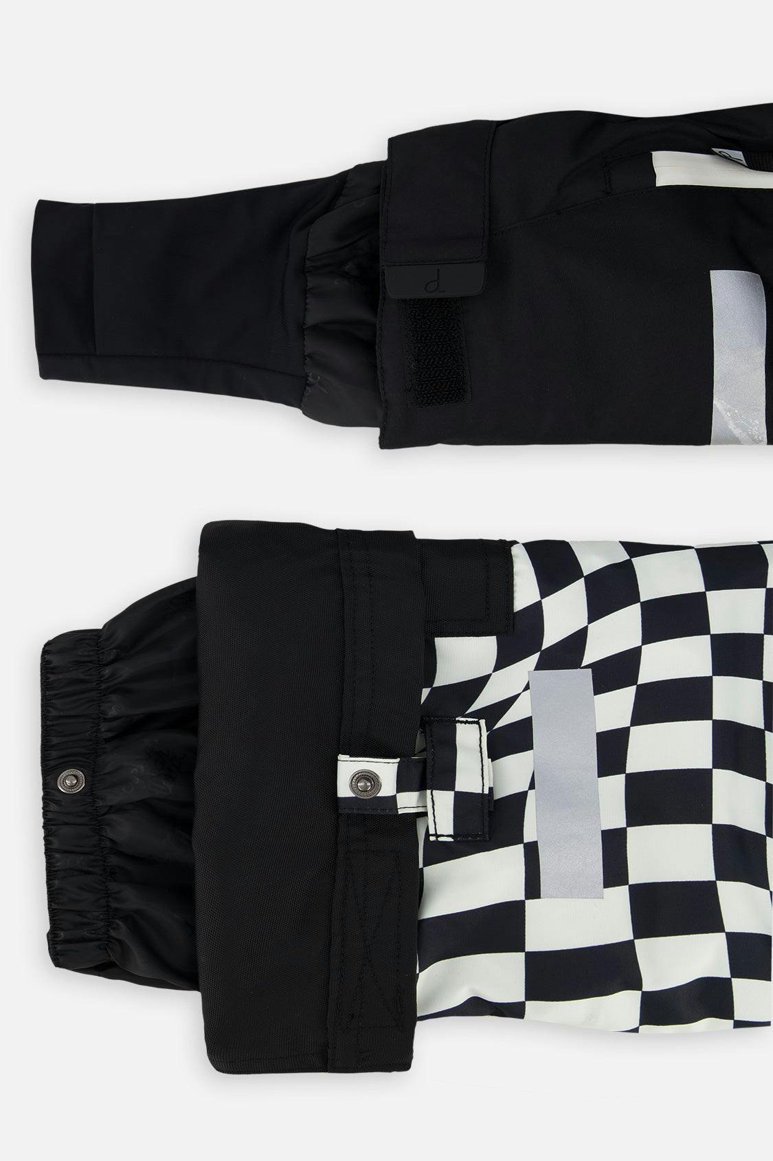 Two Piece Teknik Snowsuit Black And White