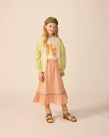 Picnic Skirt in Orange Gingham