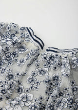 Eliza Embroidered Mini Dress