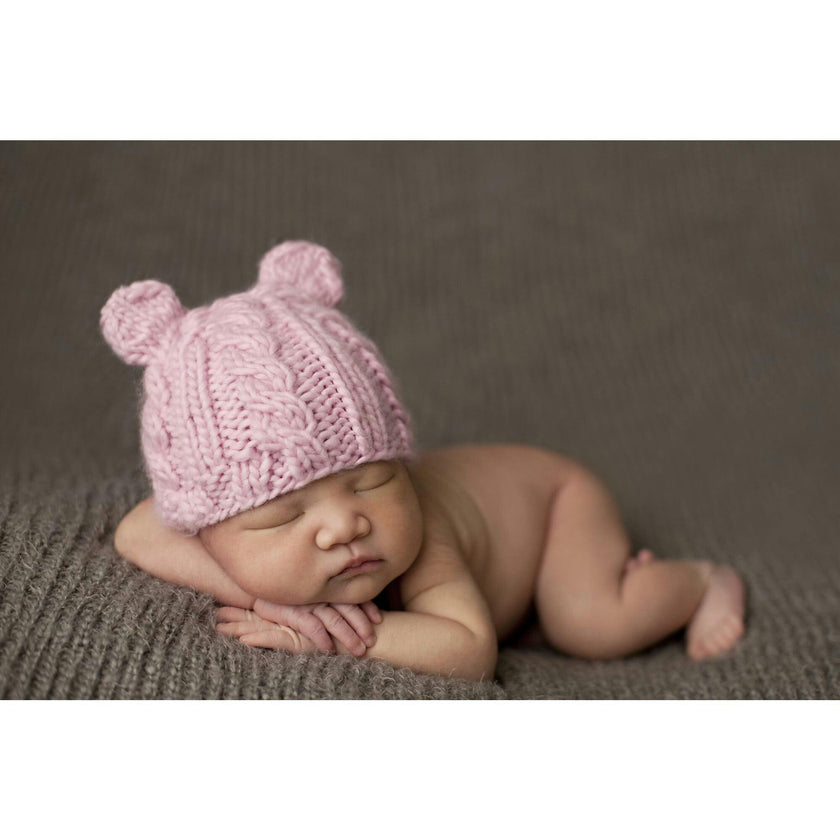 Julian Cable Bear Knit Hat