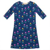 Flower Print Swim Dress