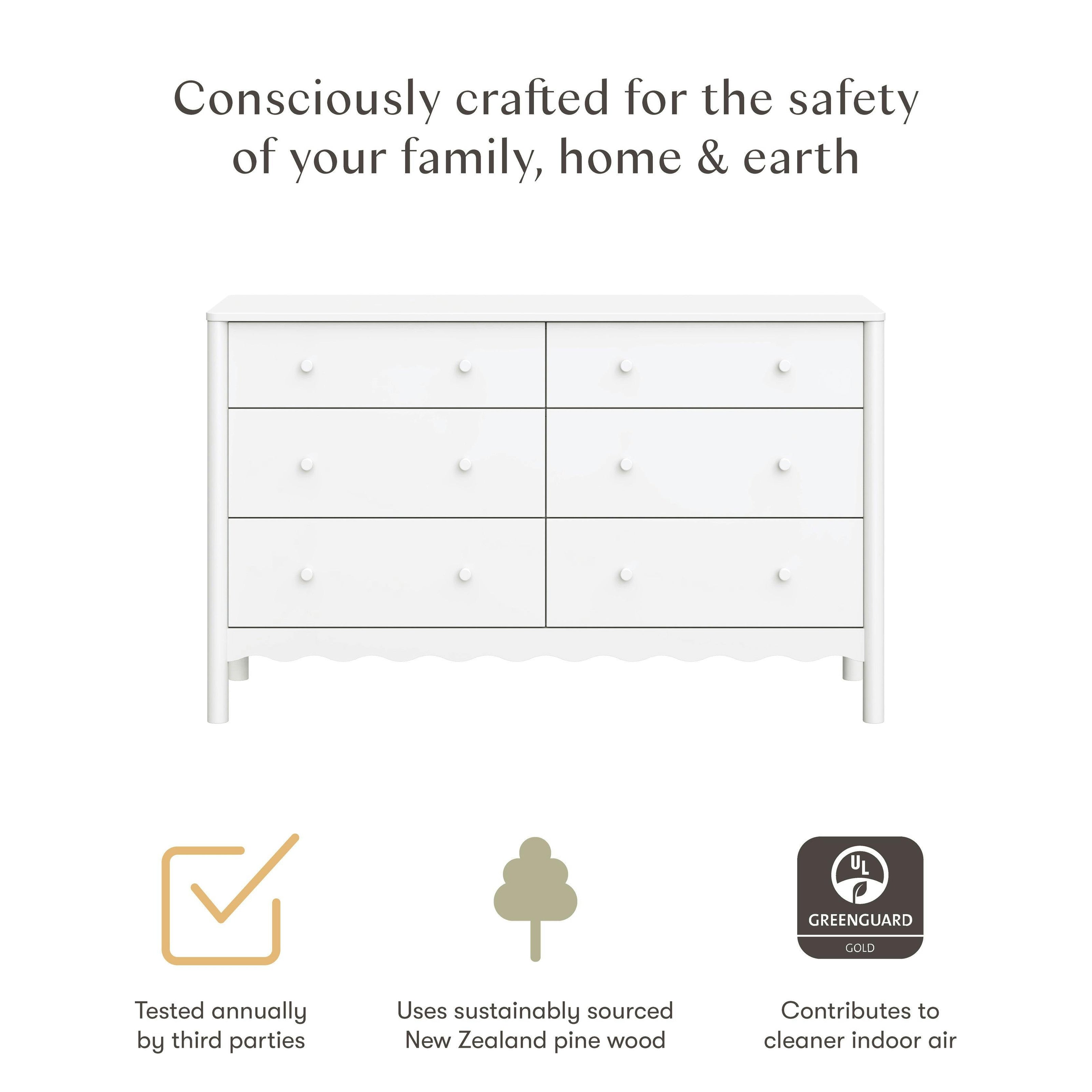 Babyletto Swell 6-Drawer Assembled Dresser