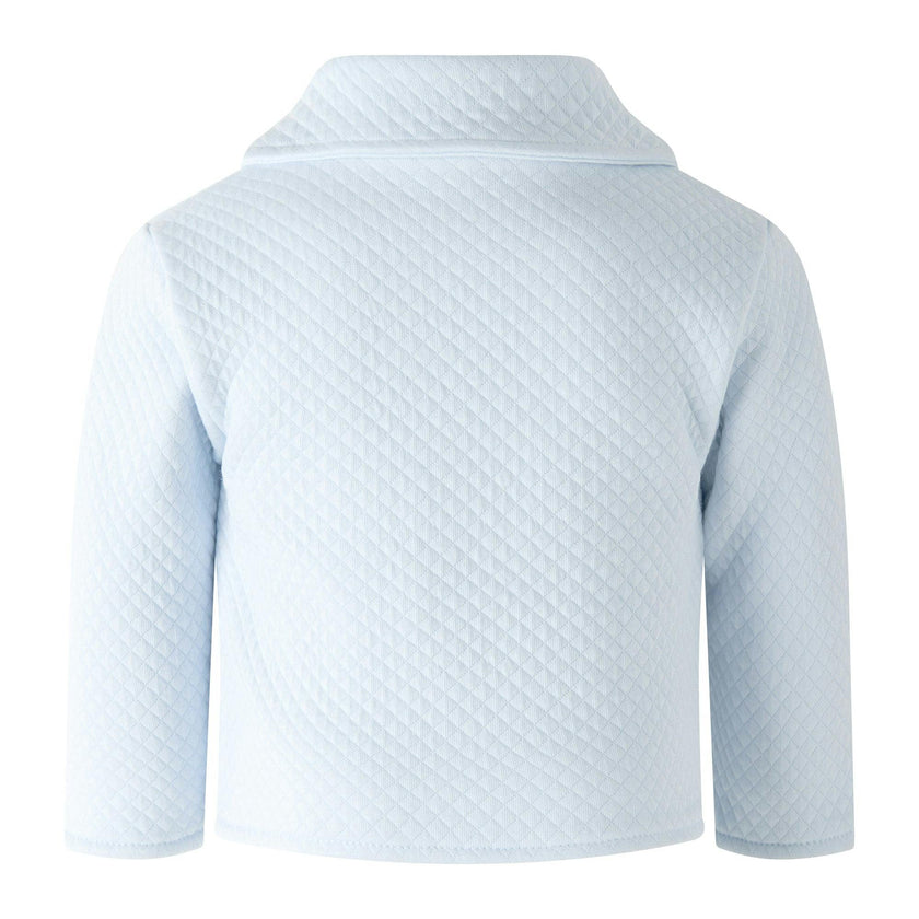 Blue Pima Quilted Jacket
