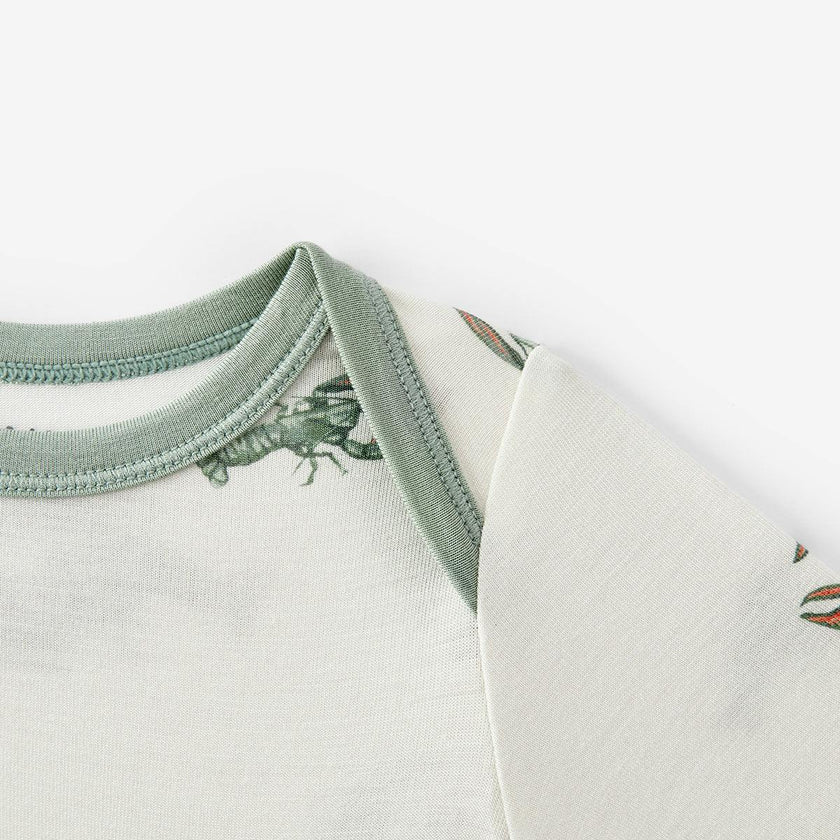 Mint Lobster Luxe Stretch Newborn Gown & Hat Set