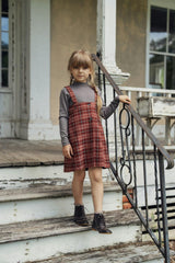 Plaid Skirt Burgundy