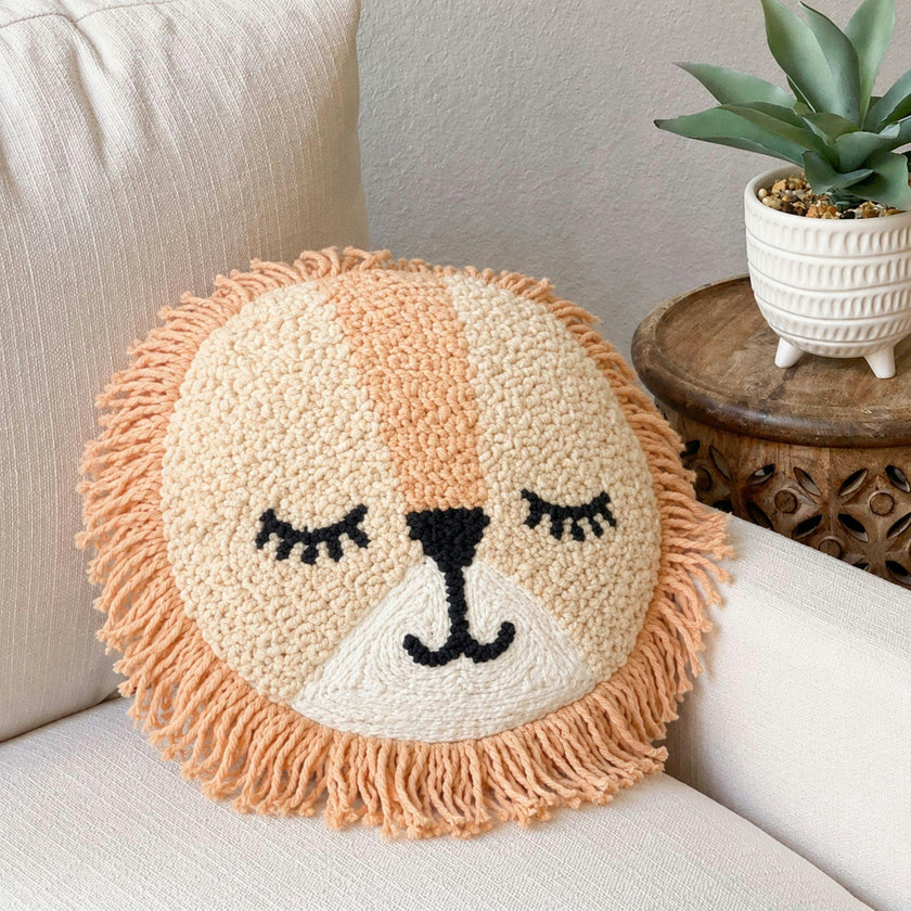 Lion Decorative Nursery Pillow