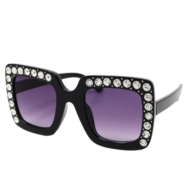 Kid's Square Crystal Sunglasses