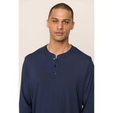 Henry TENCEL Modal Long PJ Set, Blue