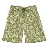 Dark Green Island Bermuda Shorts