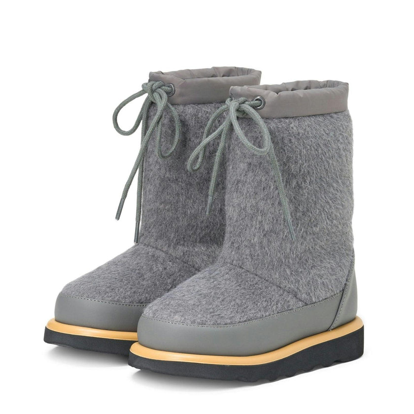 Rey Wool Dark Grey Boots