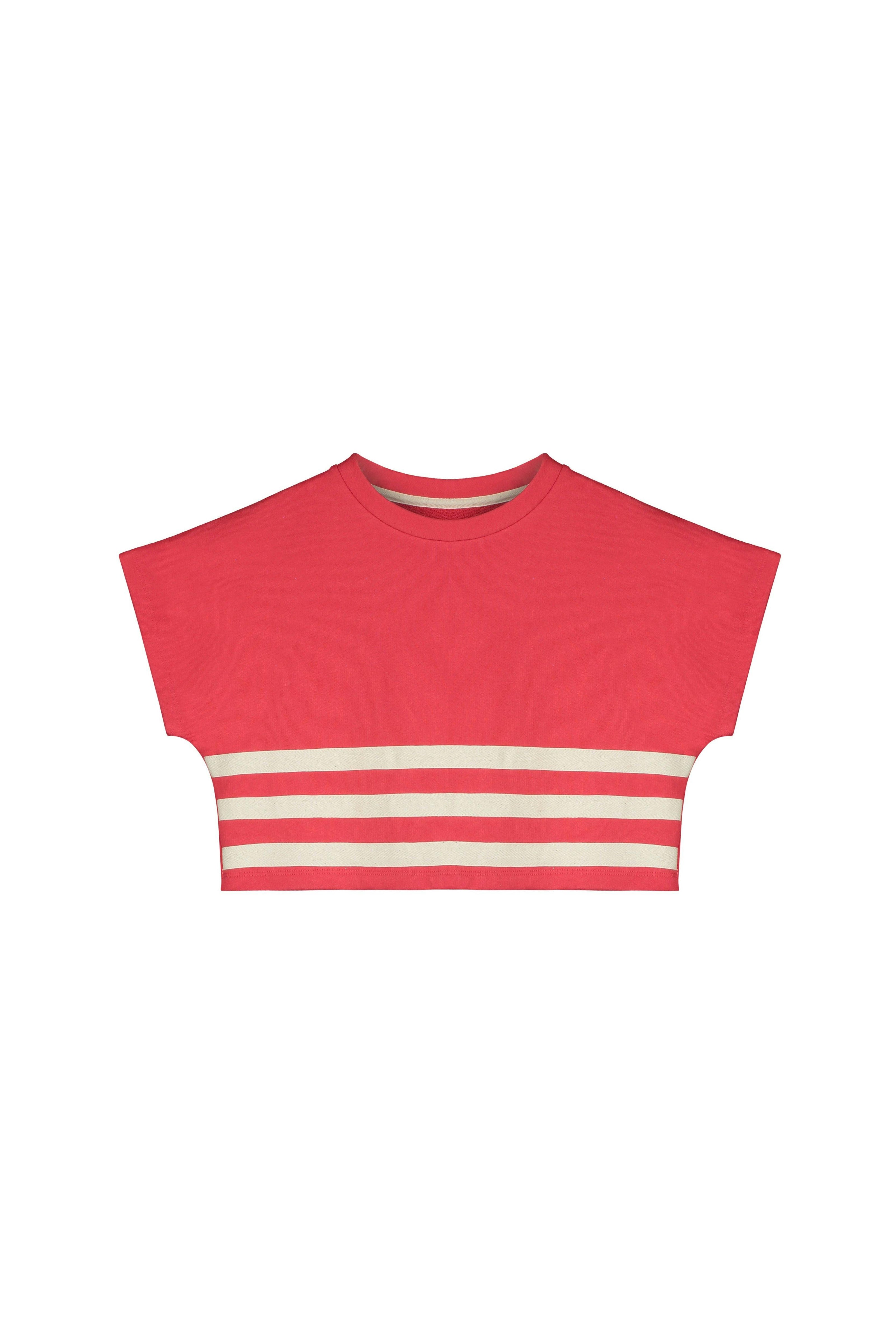 Stripe Crop Sweatshirt