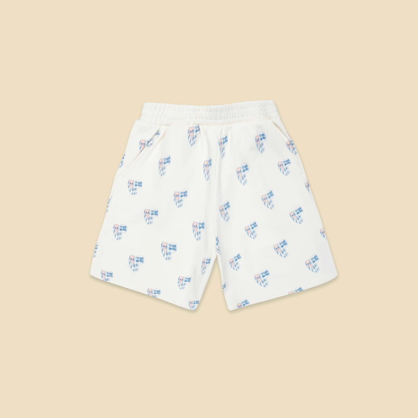 Organic Weekend Shorts in Double Bubble Print
