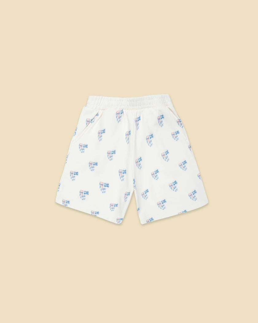 Organic Weekend Shorts in Double Bubble Print