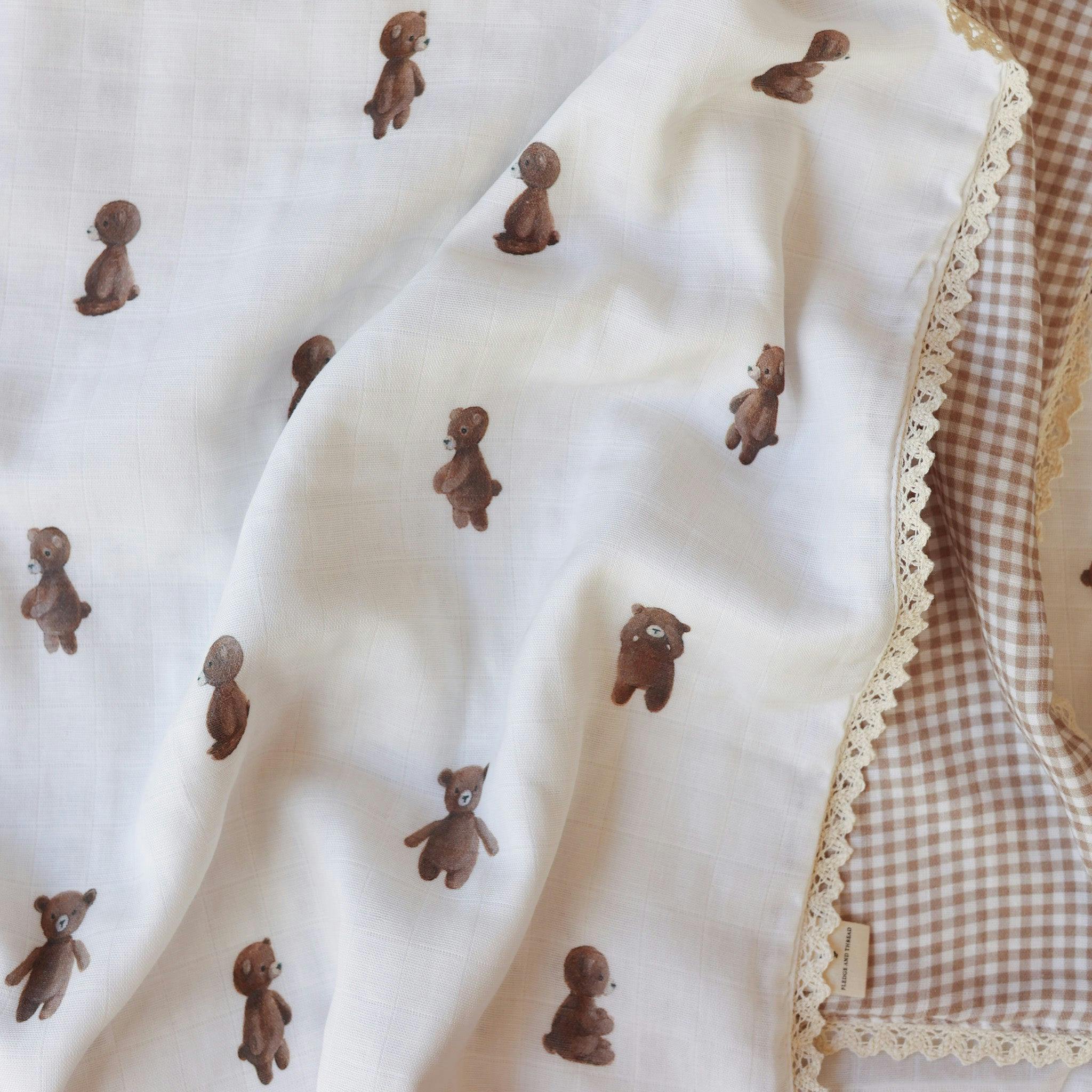 Baby Heirloom blanket - Teddy Bear