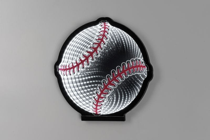 Neon Art Infinity Lights Wall & Desk Sign-Baseball