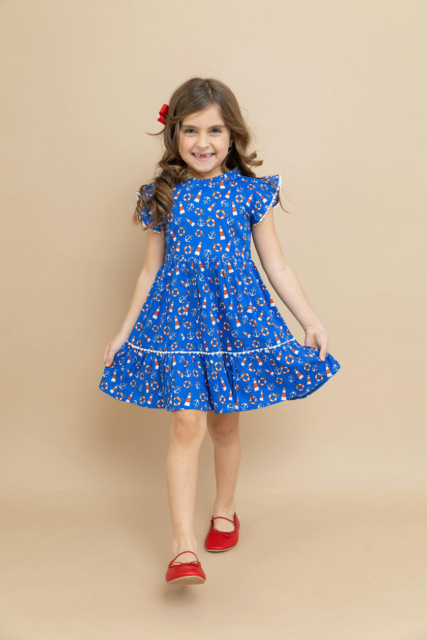 Seaside Ruffle Dress