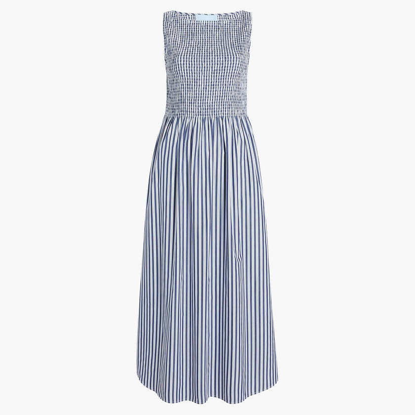 The Cosima Nap Dress - Navy Stripe