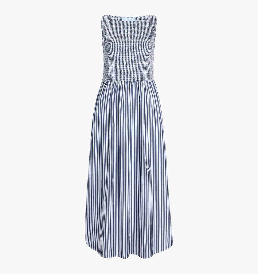 The Cosima Nap Dress - Navy Stripe