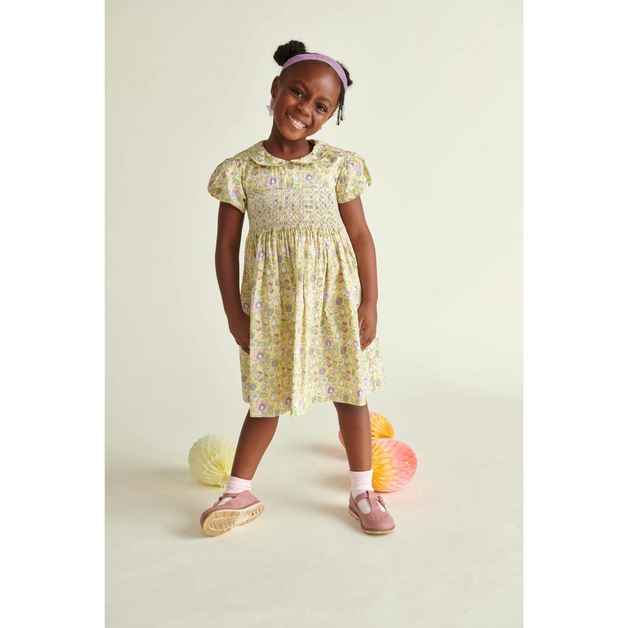 Girls Easter Smock Dress