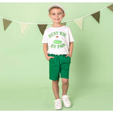 Best Kid By Par Patch Short Sleeve T-Shirt - White